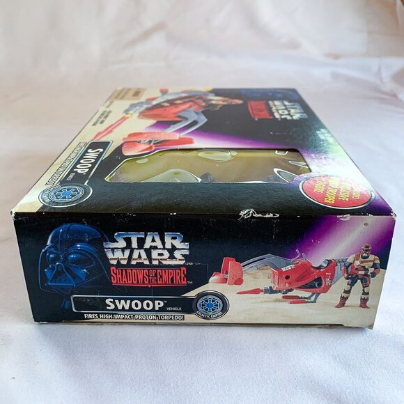Kenner Star Wars Shadows Of The Empire Swoop Vehicle With Swoop Trooper READ - Picture 4 of 7